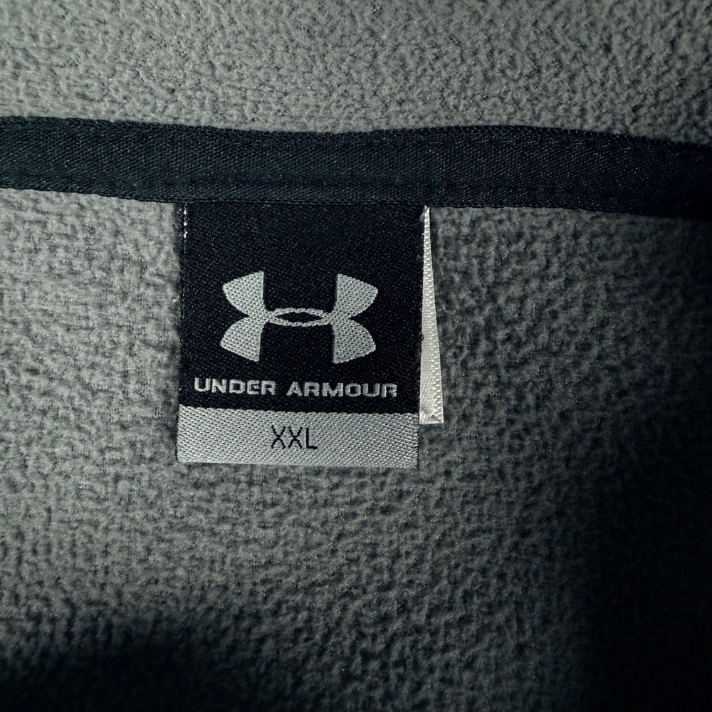 Under Armour XXL Pullover Fleece 1/4 Zip Pullover‎ Gray Detroit Gun Club Jacket - Picture 4 of 11